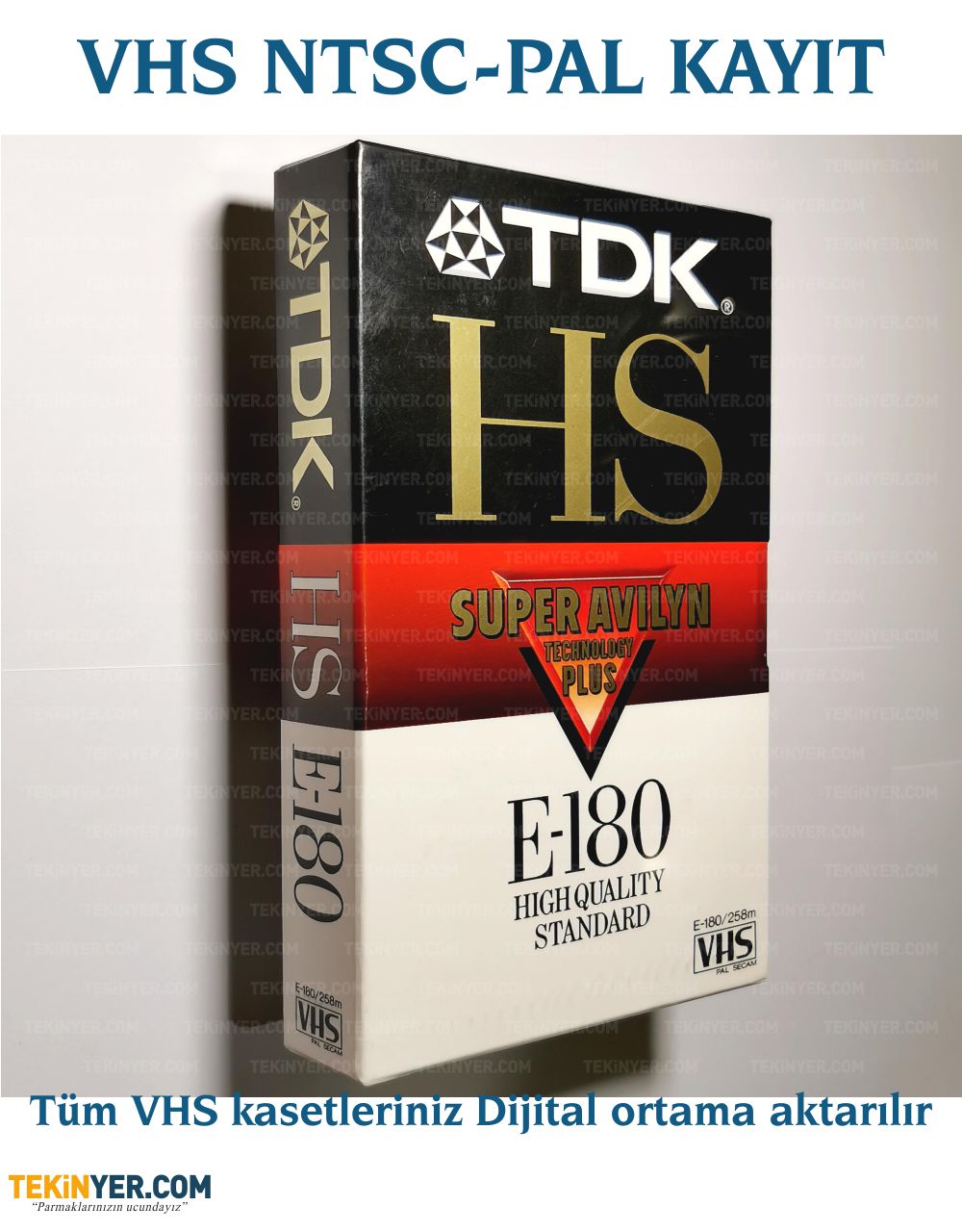 VHS Kasetten Kayıt Aktarım Analog Dijital