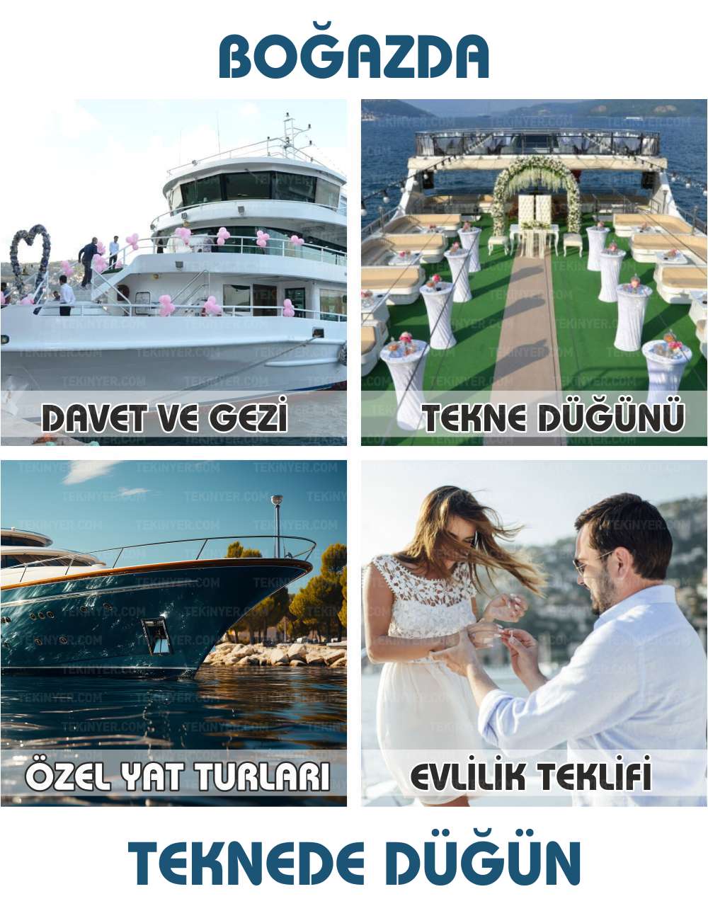 Boğazda Tekne de Düğün