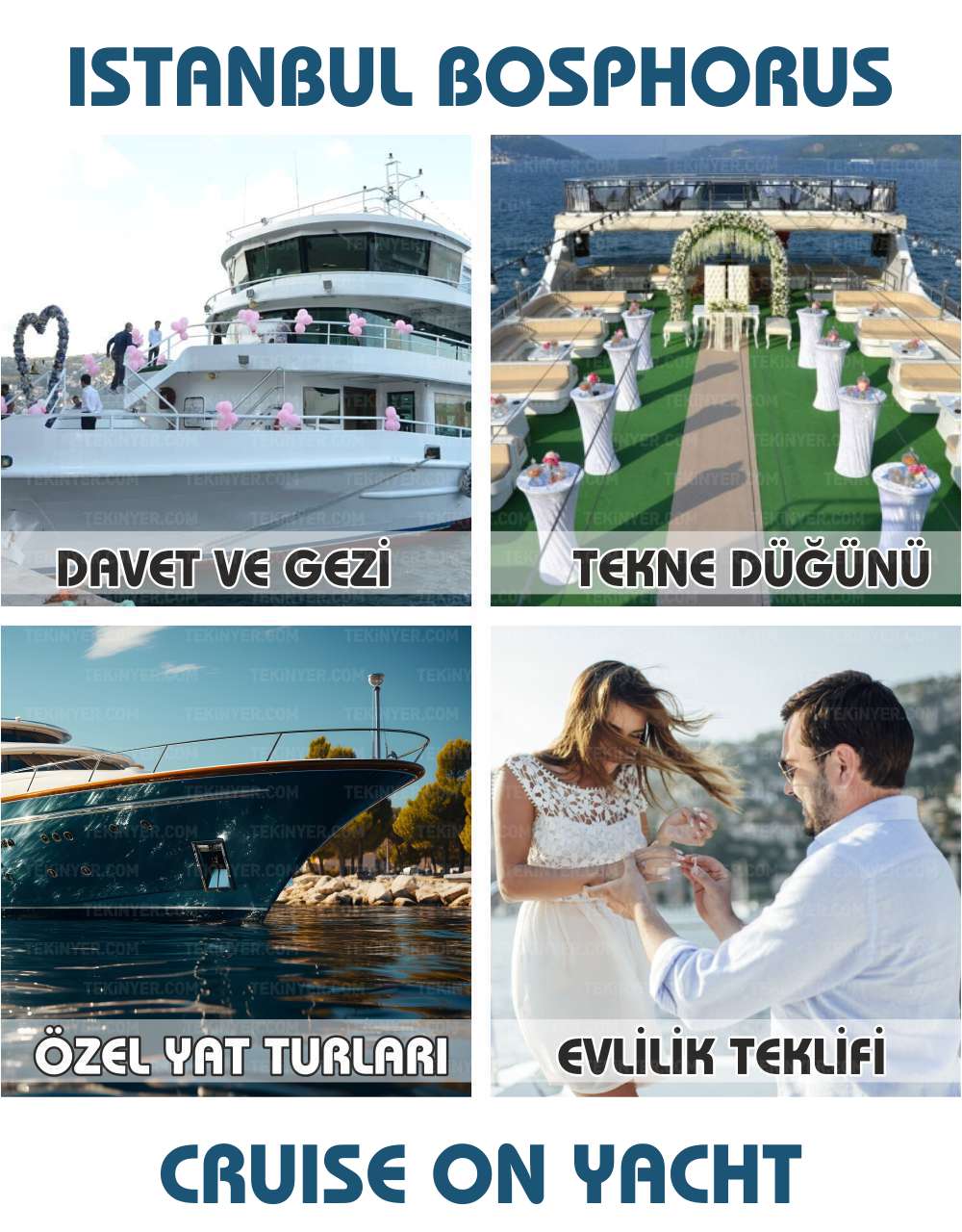 Istanbul Bosphorus Cruise on Yacht