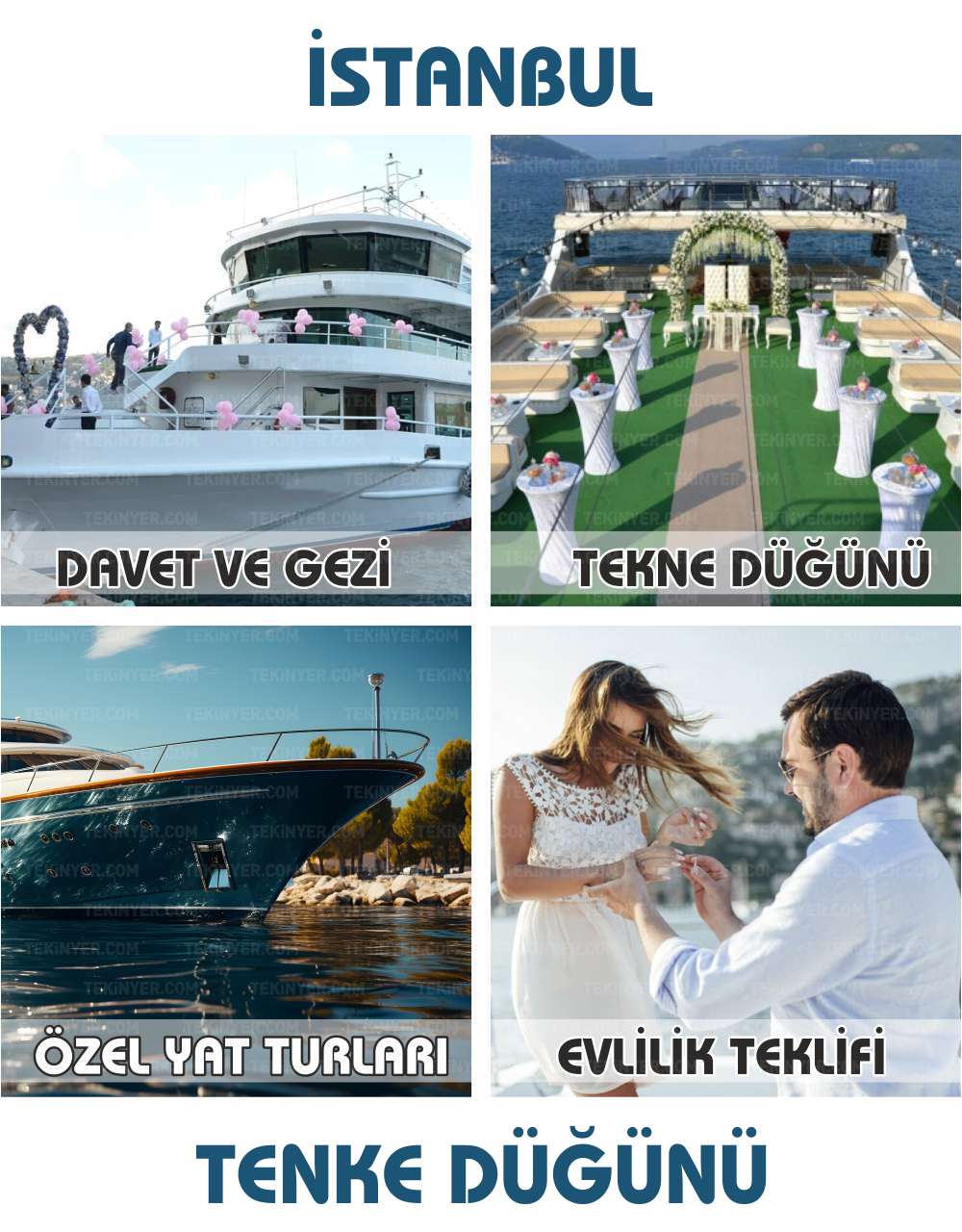 İstanbul Tekne düğünü