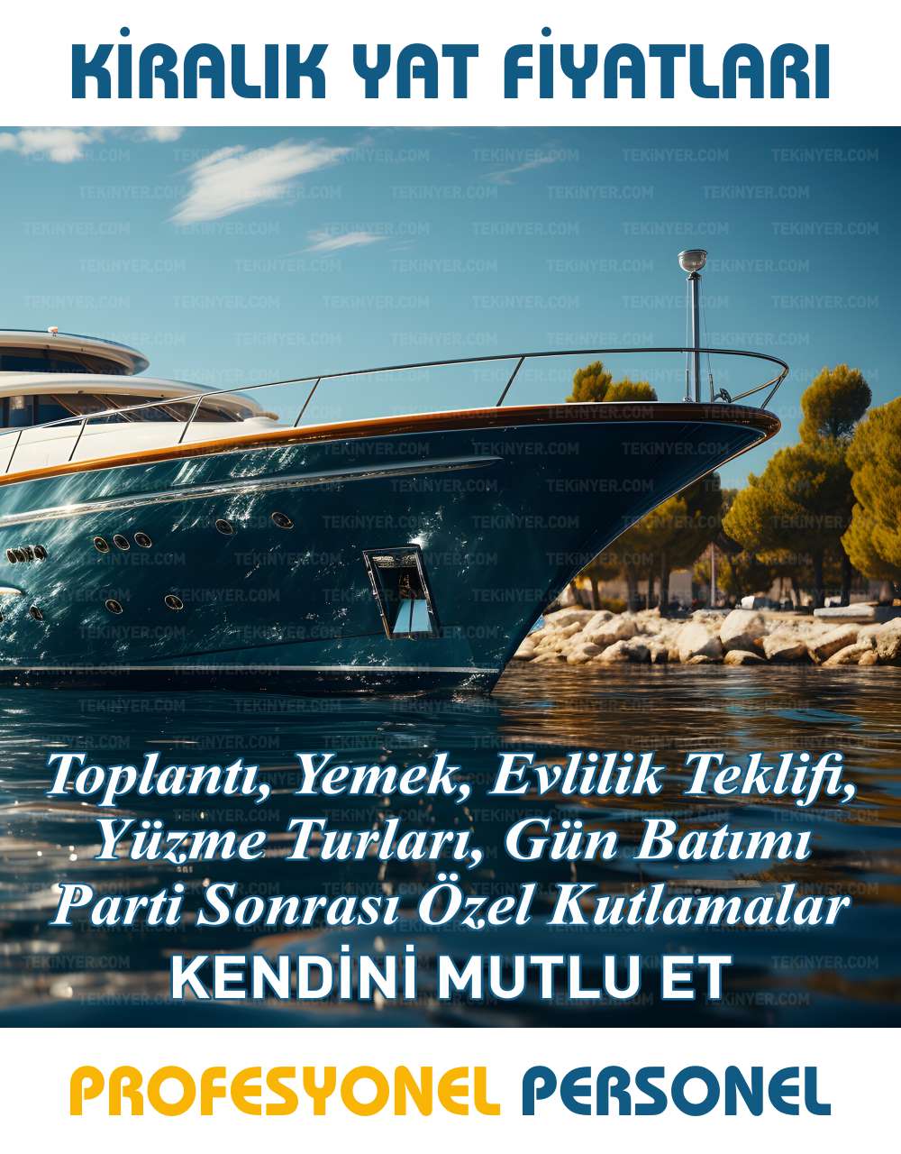 Kiralık Yat Fiyatları