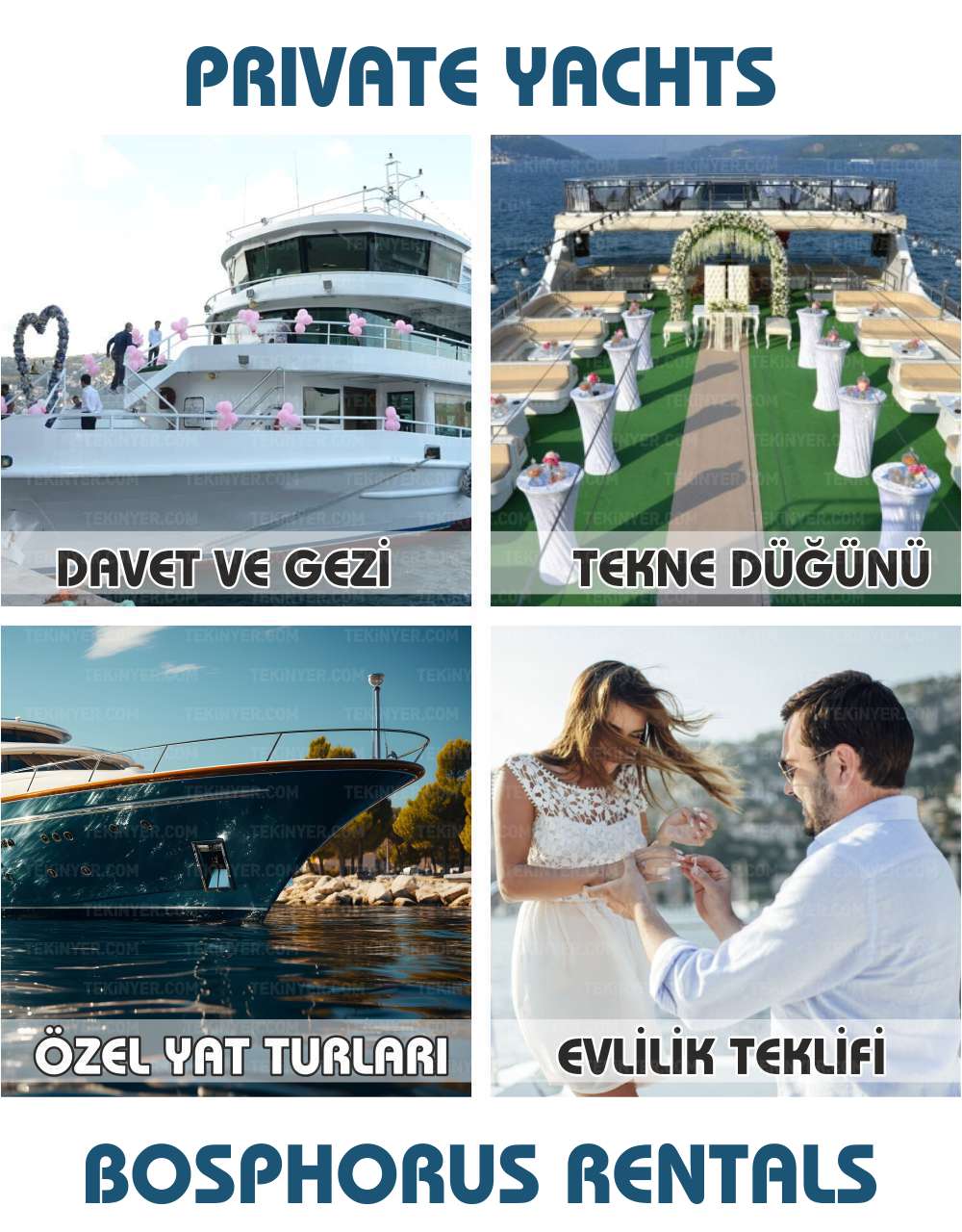 Private Yachts Bosphorus Rentals