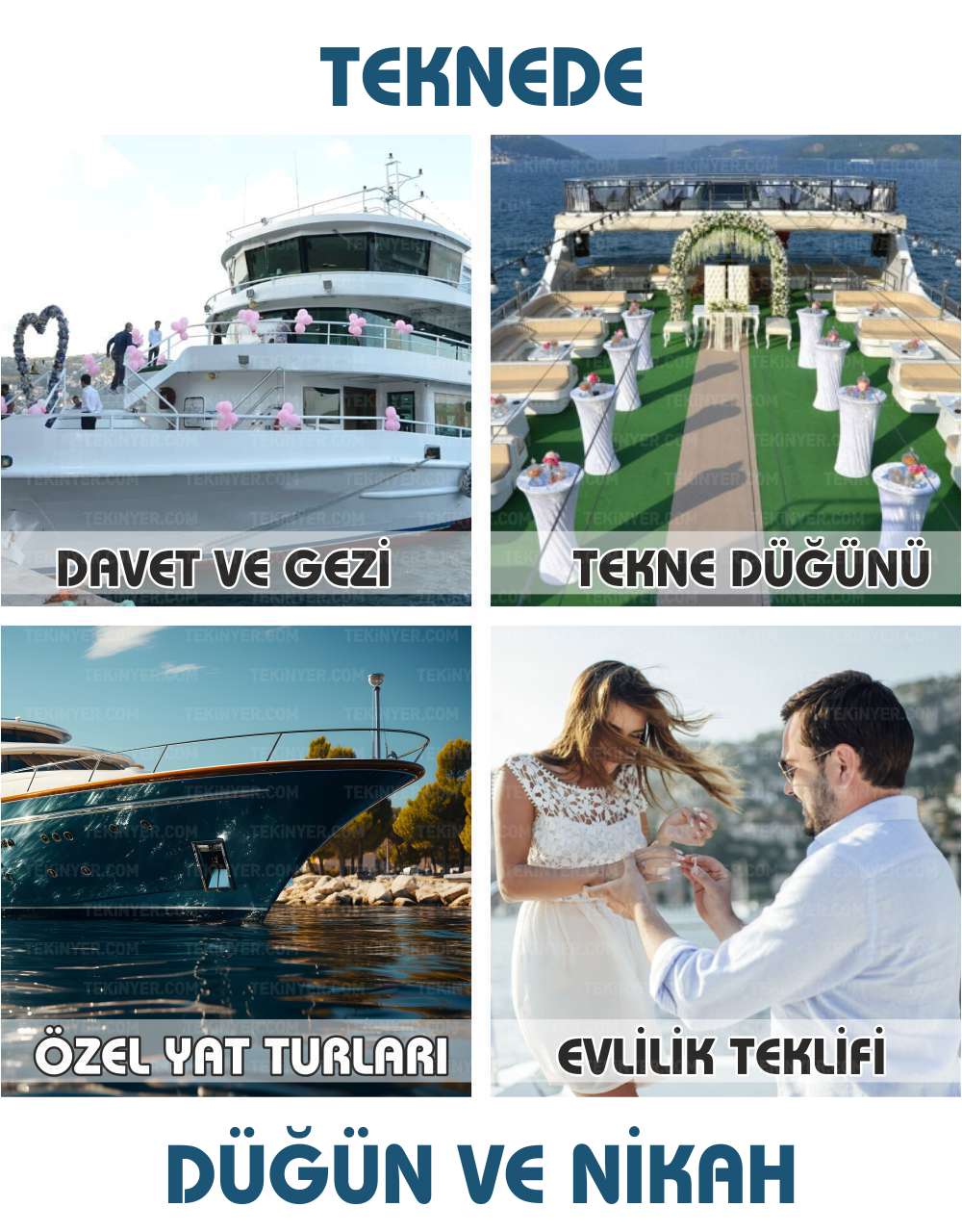 Teknede Düğün ve Nikah